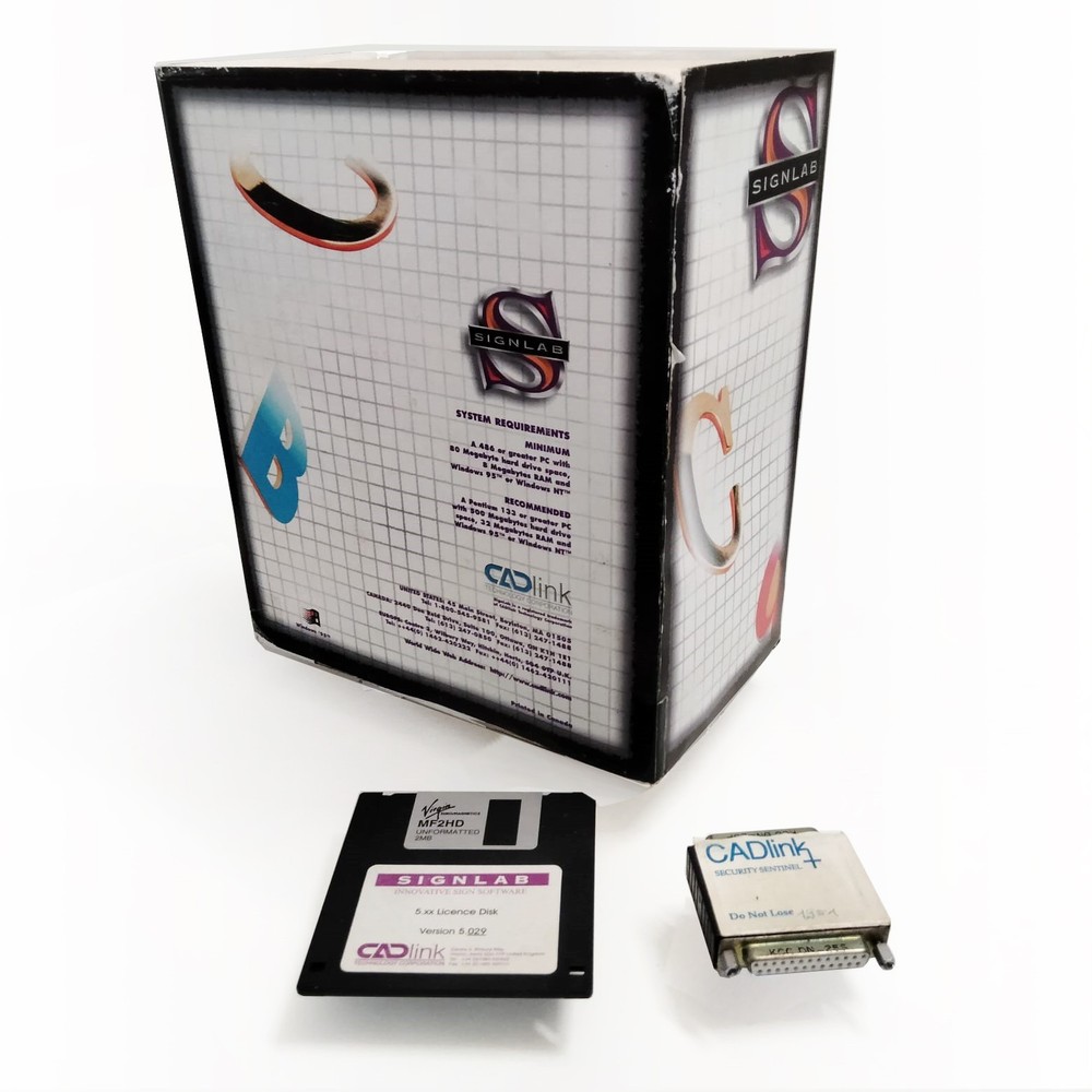 CADLink SignLab 5.0 + With defective dongle