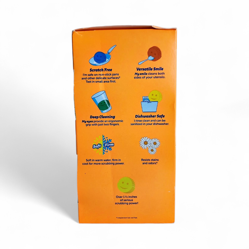 Scrub Daddy Dual Sided Scrubber Sponges Multi-Color - 6 Pack