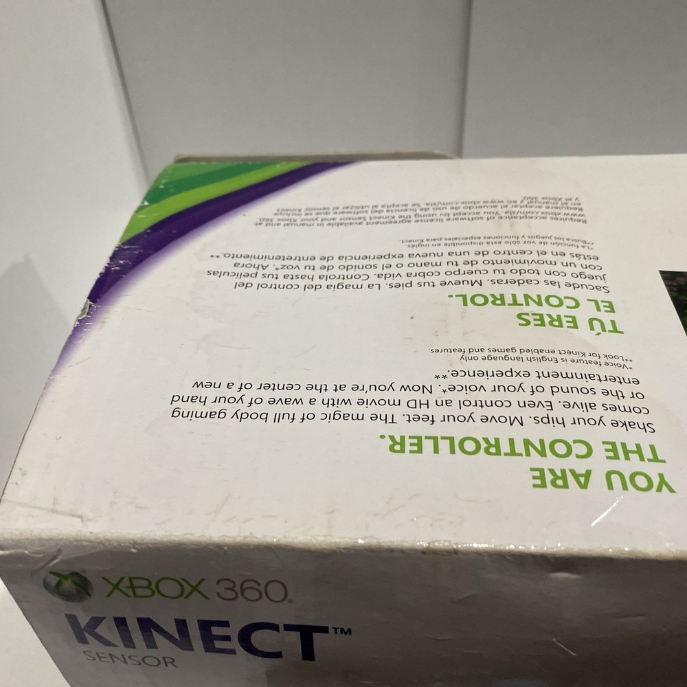 Microsoft Xbox 360 Kinect Motion Sensor Bundle, Tested And Working