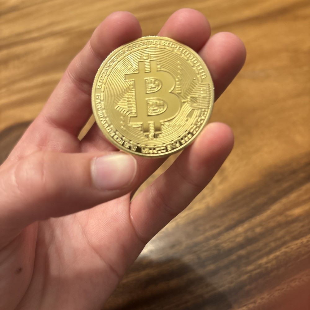 Bitcoin Coin Super High-Quality Solid, Not Plastic