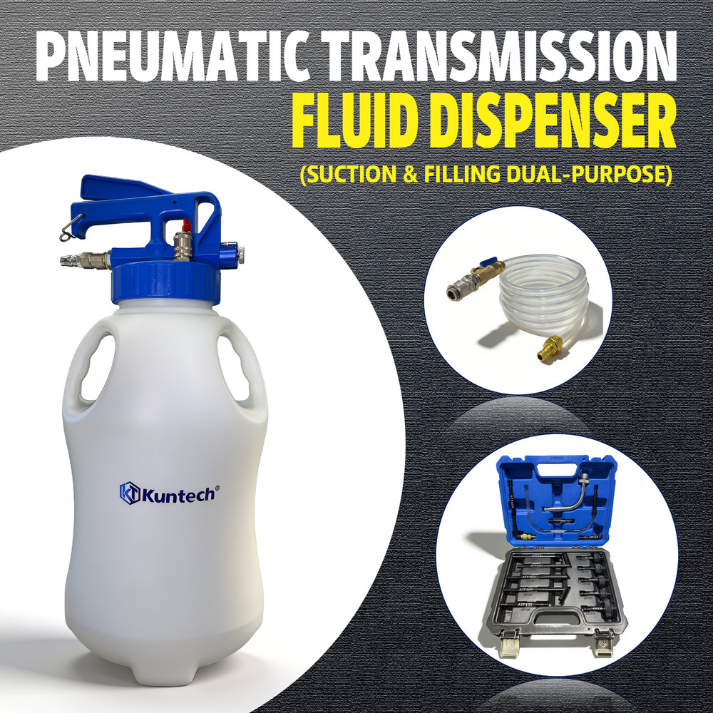 10L Pneumatic Transmission Fluid Pump Extractor & Dispenser ATF Refill Tool Kit