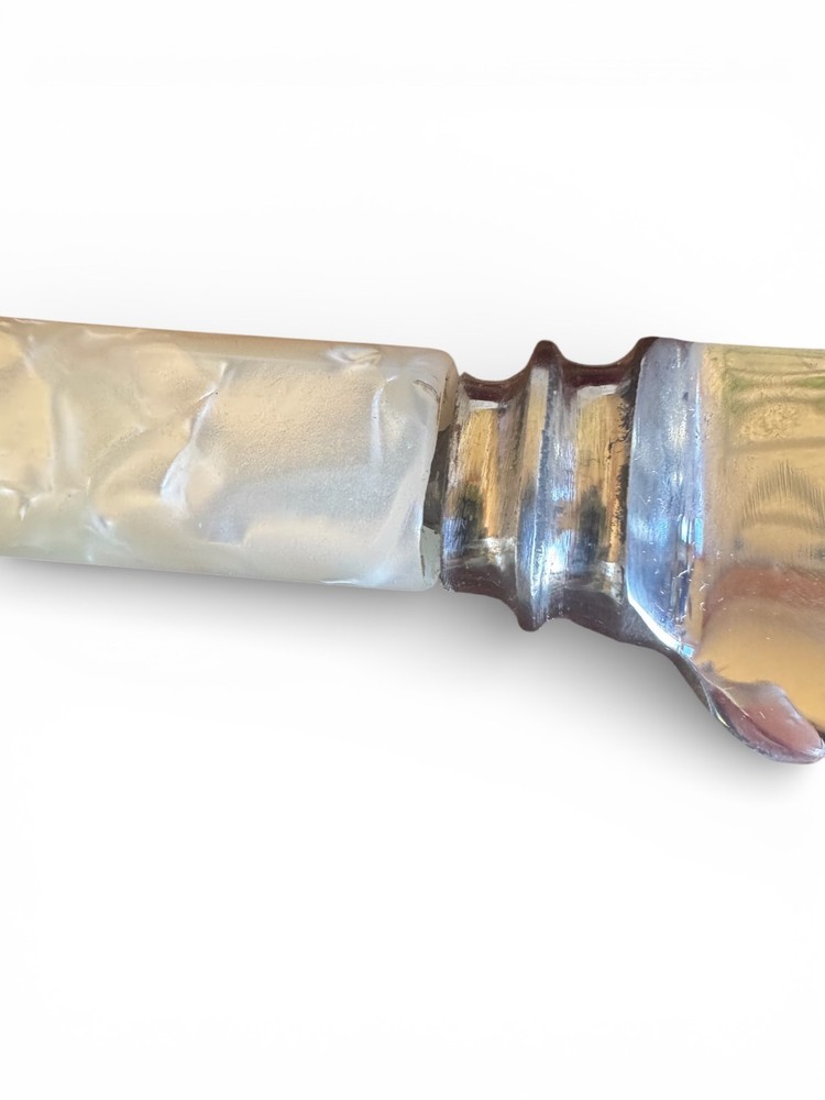 Bride’s knife cake server – Kirk's silverplate, vintage wedding keepsake, 14.5"