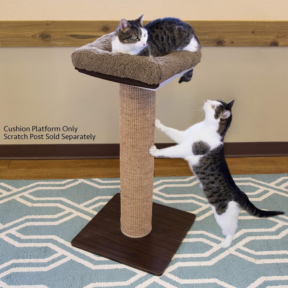 Kitty City Sisal Post Scratcher Perch Platform Attachment Accessory (Perch Pl...