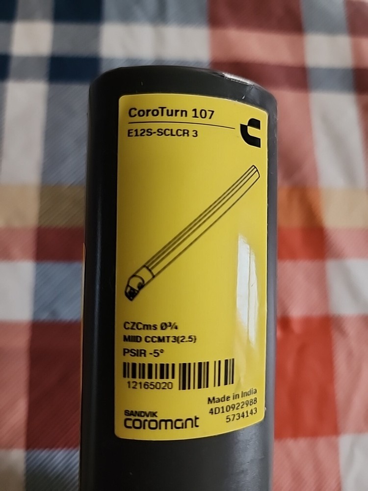 Sandvik CoromantIndexable Boring Bar: E12S-SCLCR3