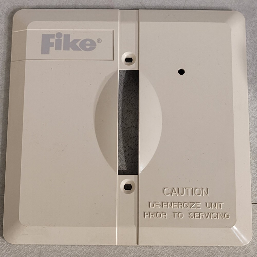 Fike Relay Module Wall Plate Off White Switch Fire 5" X 5"