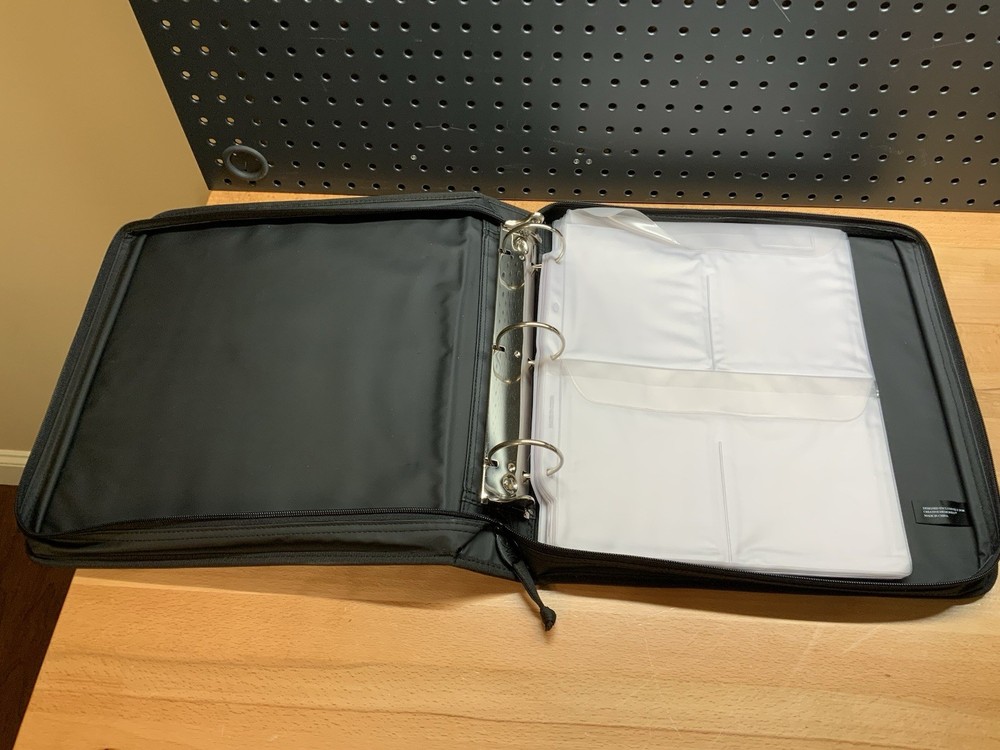 Creative Memories Memory Mate ACCESSORY BINDER 3-Ring 8 Organizer Sleeves