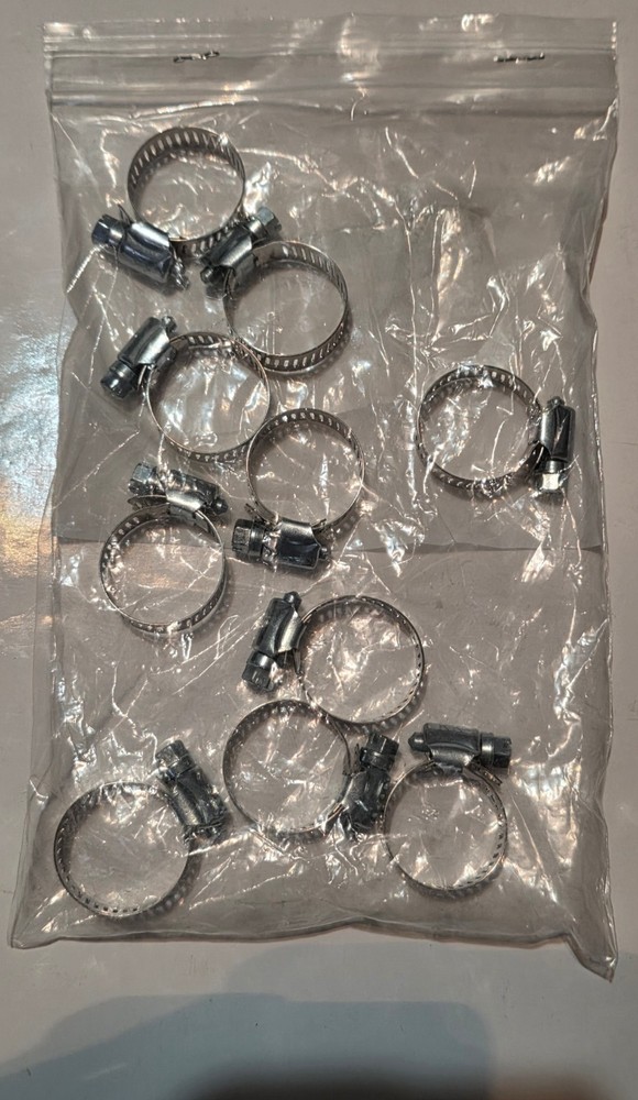 Hose Clamp SAE Size 12 (10 Pack)