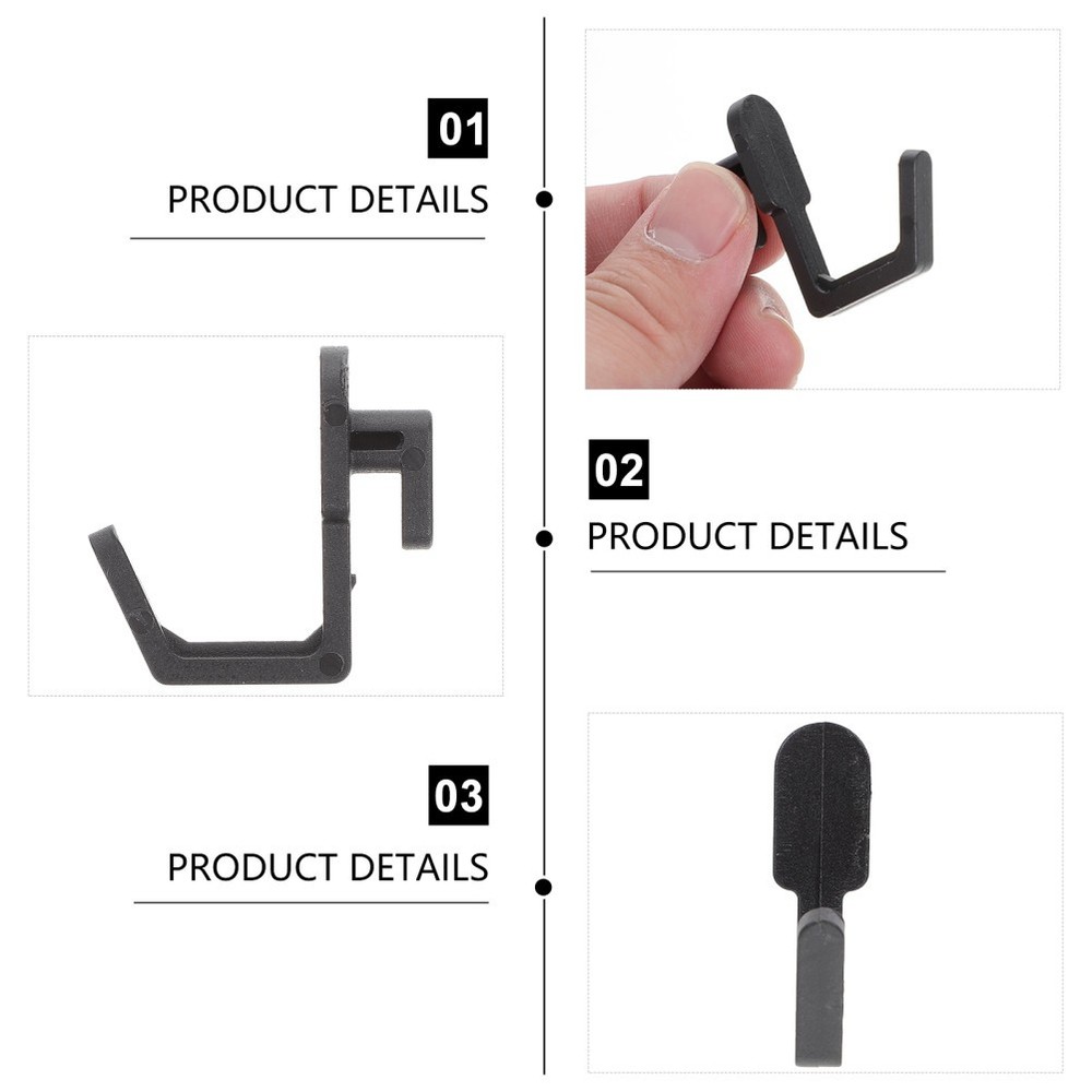 20pcs Peg Board Hook Plastic Display Hook Shelf Hanger Supplies