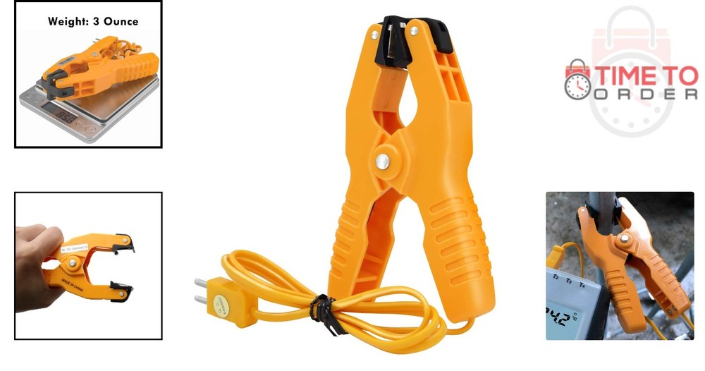 Pipe Clamp Thermocouple Probe Digital K-Type Temperature Sensor