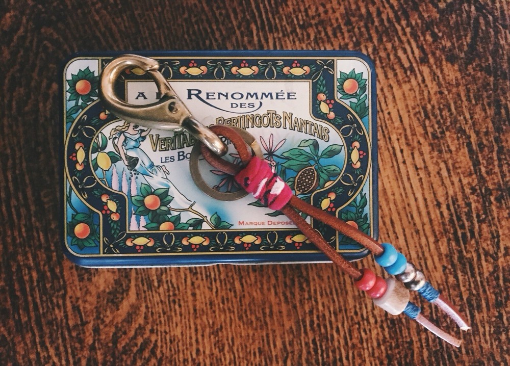 Handmade Leather keychain