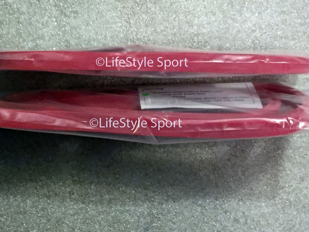 Jump Stretch Flexband Red Mini Band Pair #2 25 Pound Pull-Up Power-Lifting