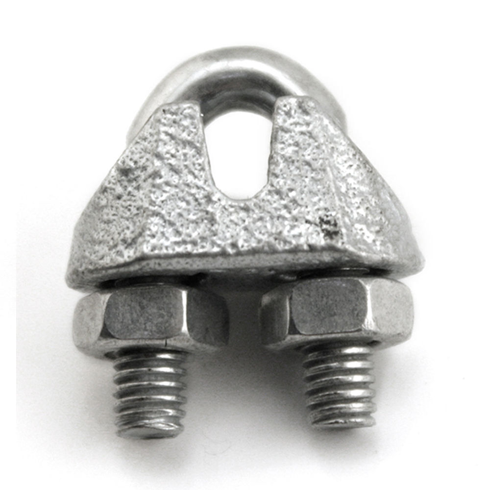 Wire Rope Clips, 1/2"- Iron Hardware, Shorten Wire