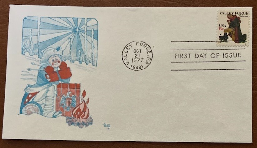US First Day Cover Scott Catalogue Number #1729!  Valley Forge!