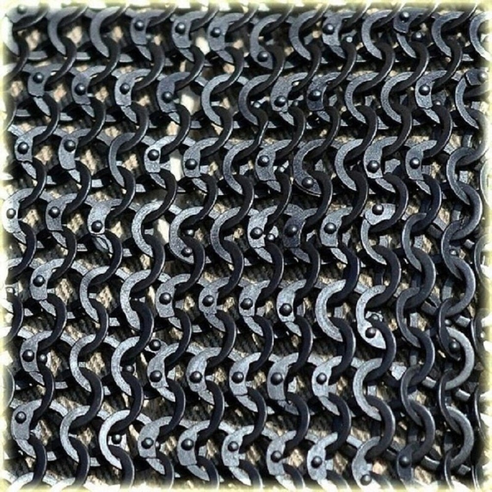 Chainmail Shirt, 9MM Flat Riveted And Washer