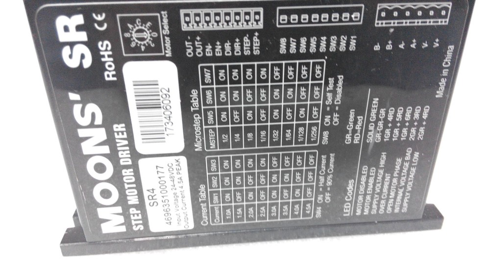 MOONS SR4 STEP MOTION DRIVE
