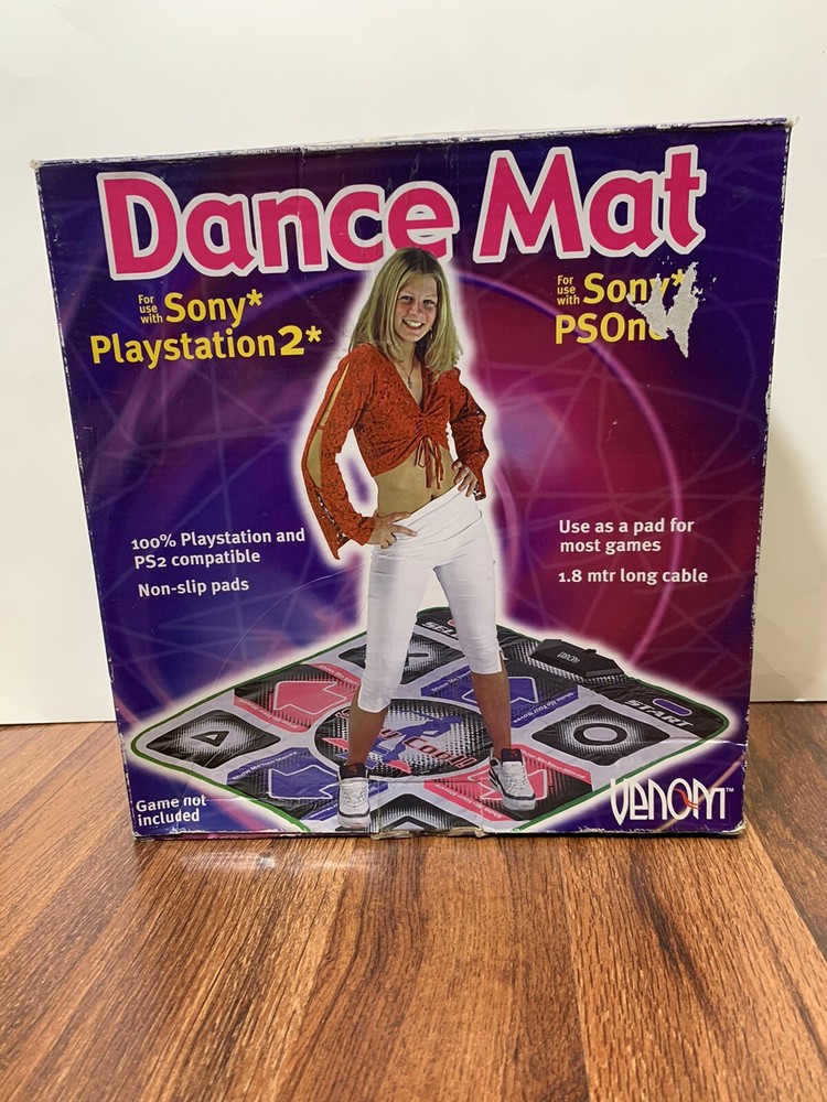 Playstation 1 & 2 PS1 PS2 Boxed VENOM Dance Mat Control Boxed