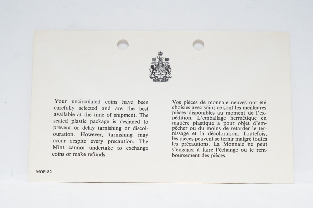 1969 Canada Mint Sealed 6 Coin Set (otb1106)