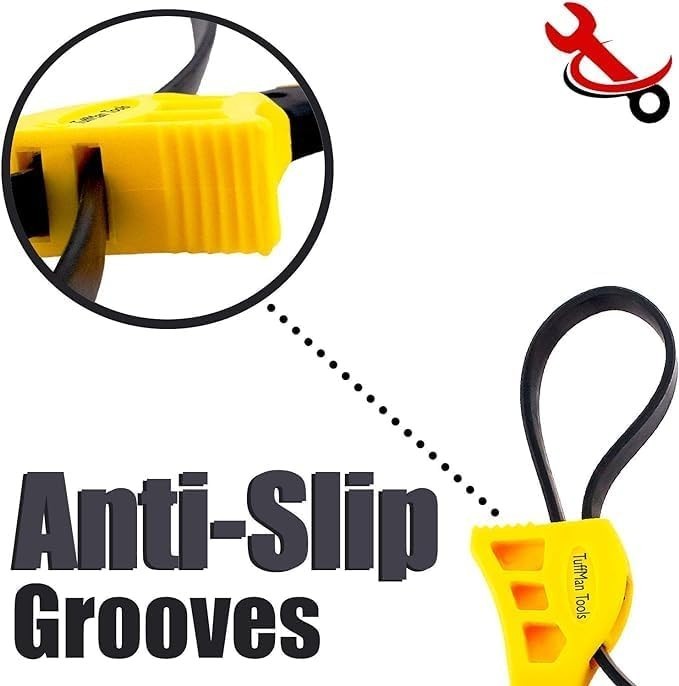 Versatile Adjustable Strap Wrench Tool - Perfect for Oil Filter Removal & More
