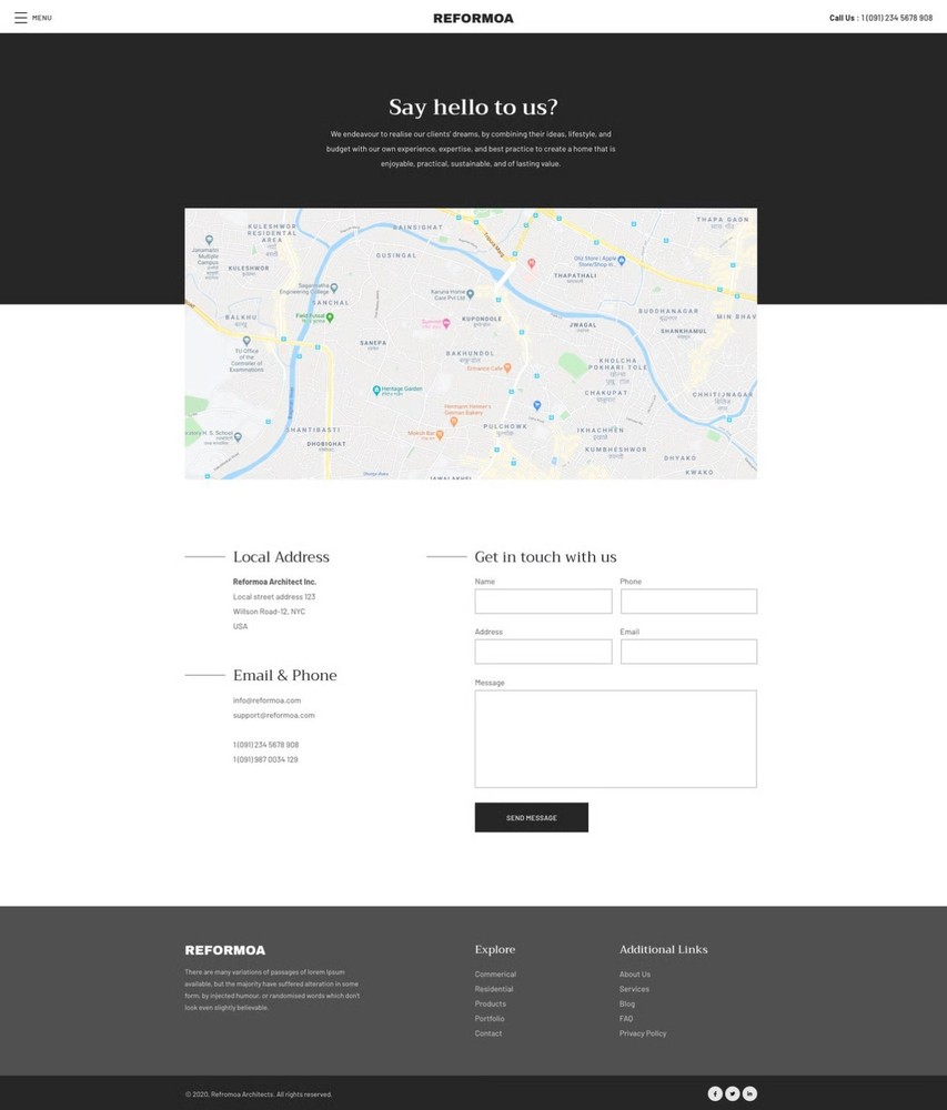 Architecture & Interior Design Theme - Wordpress Elementor Template Kit