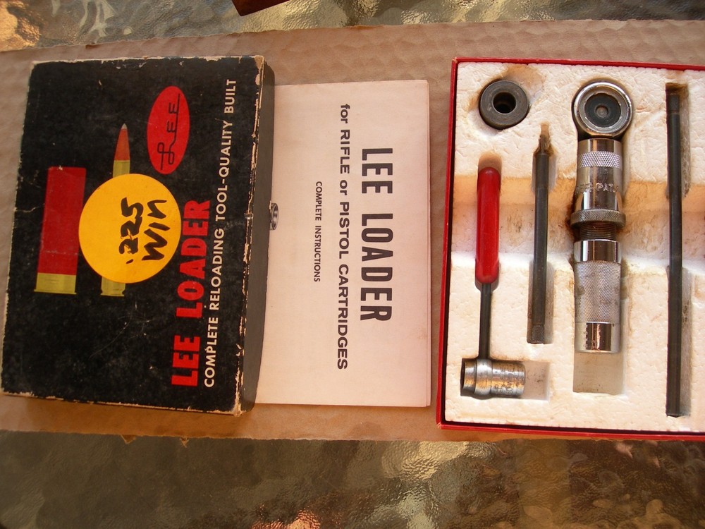 LEE Loader 225 Winchester Missing the load data sheet.