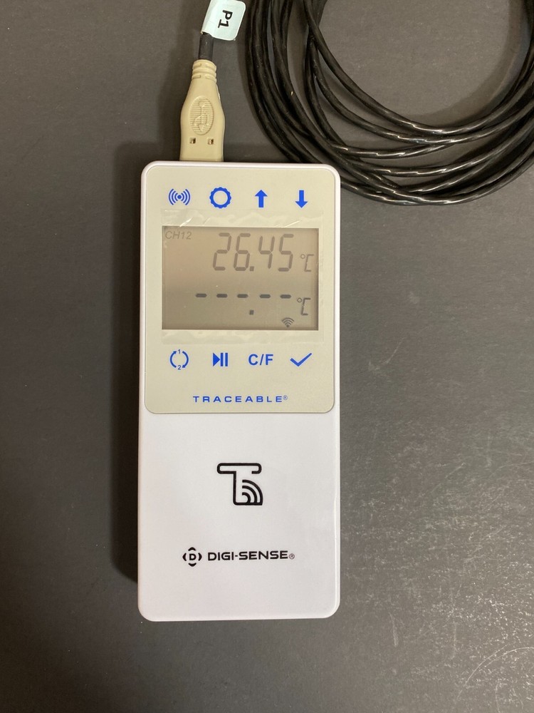 Traceable WIFI Data Logging Refrigerator Freezer Thermometer with SS Probe