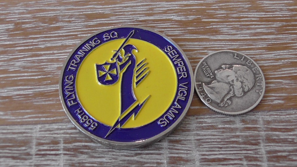 USAF 558th Flying Training Squadron Challenge Coin #A616
