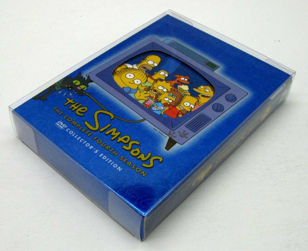 10x DVD OVERSIZED BOX SET (SIZE DVO B) - CLEAR PLASTIC PROTECTIVE BOX PROTECTOR