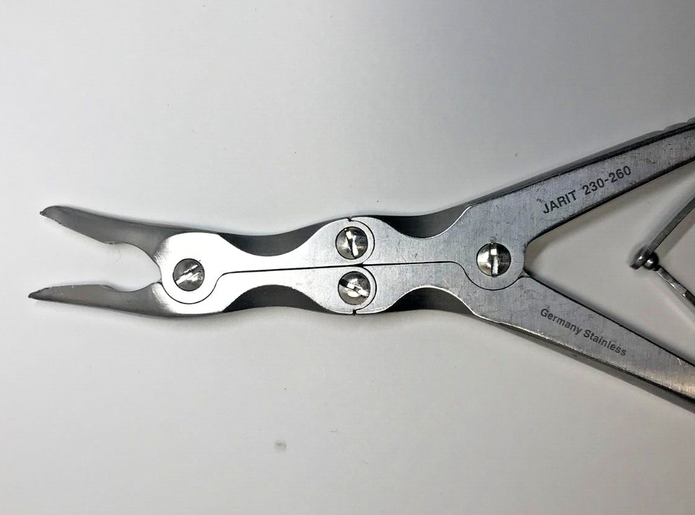 Jarit 230-260 Leksell Rongeur, Slightly Curved, 3mm Bite