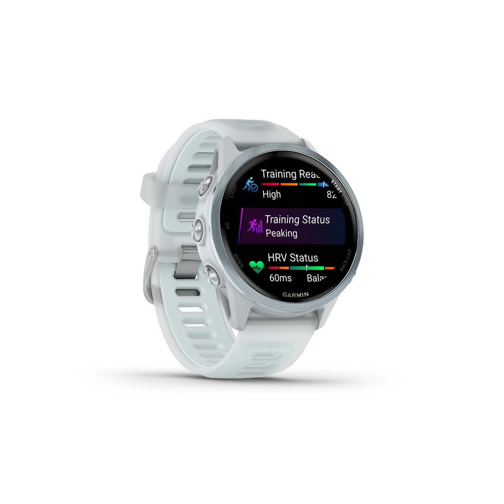 Garmin Forerunner 570 42mm GPS Smartwatch Bundle Elite (Cloud Blue/Whitestone)
