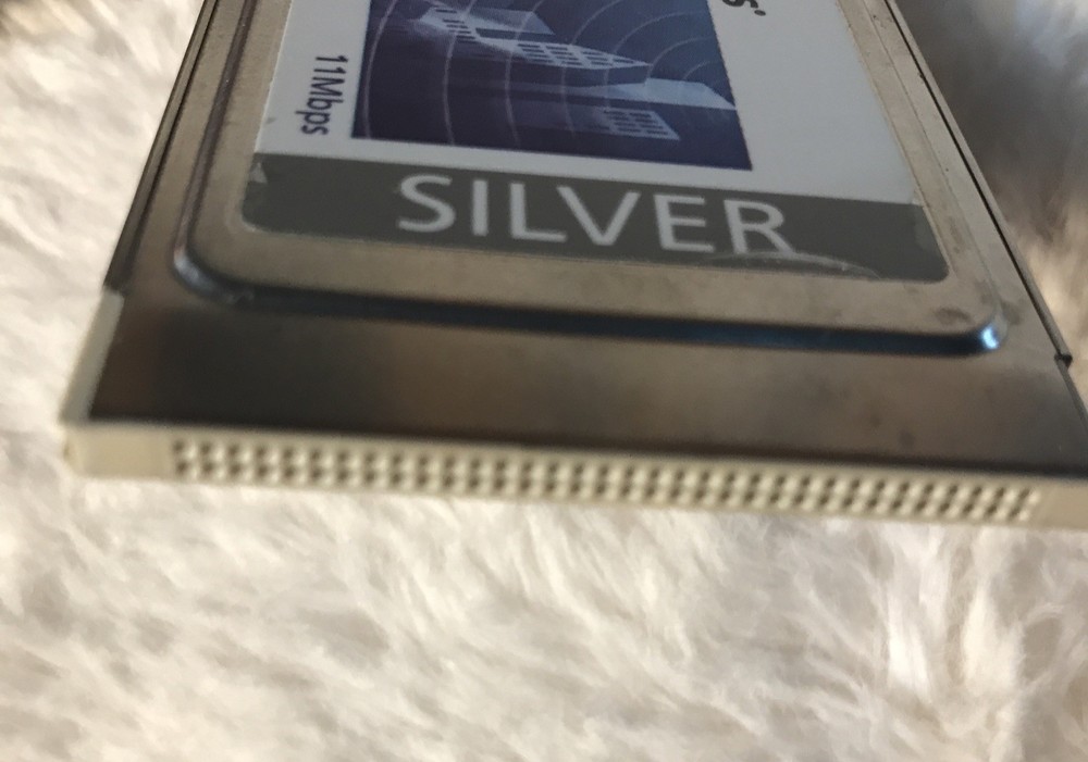 Lucent WaveACCESS card Silver PC24E-H-FC Standard Encryption 11mbps 5V