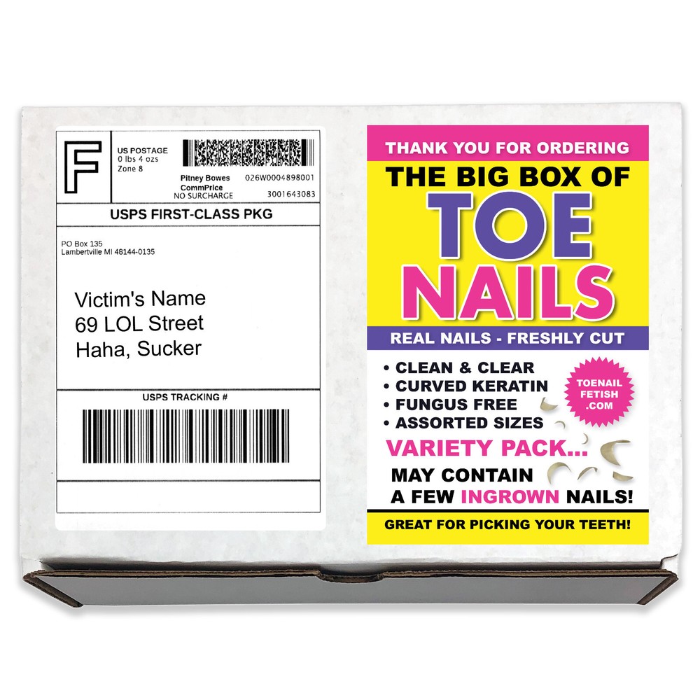 Prank Mail Toe Nails Sent Directly to your Friends to Embarrass Them!