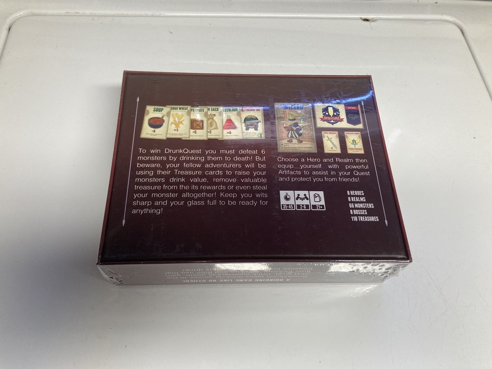DrunkQuest Original Red Version. Base Edition. Brand New