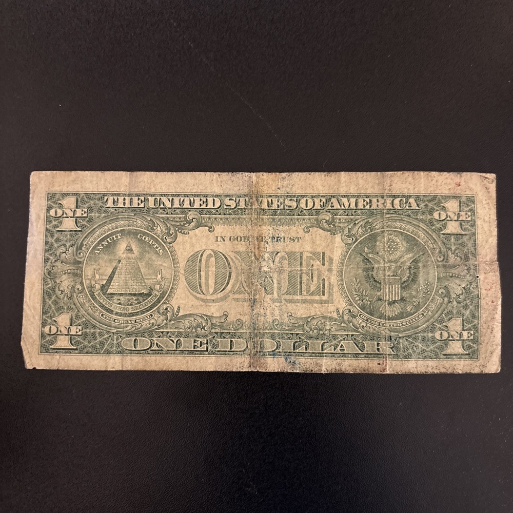 2006 One Dollar Bill Miscut and Misaligned Error