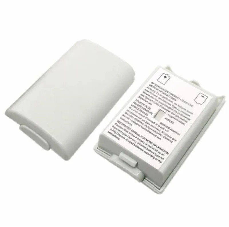 5 X AA Battery Back Cover Case Shell Pack For Xbox 360 Wireless Controller Black