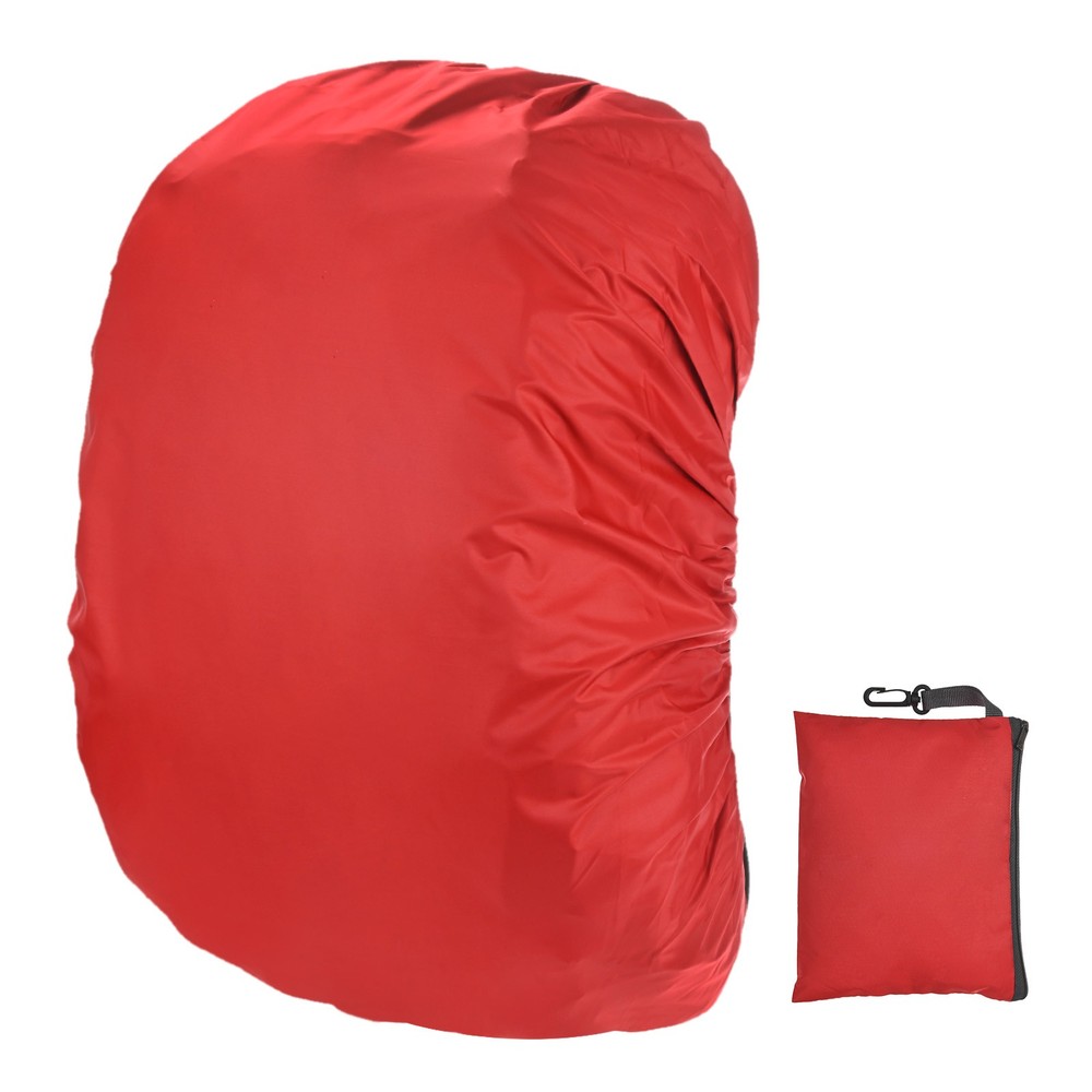 Waterproof Backpack Rain Cover, 30L-40L Backpack Cover [Red]