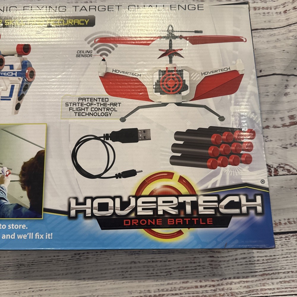 Hovertech Battle FX 3.0 Sky Blast Shooting Drone Game New In Box
