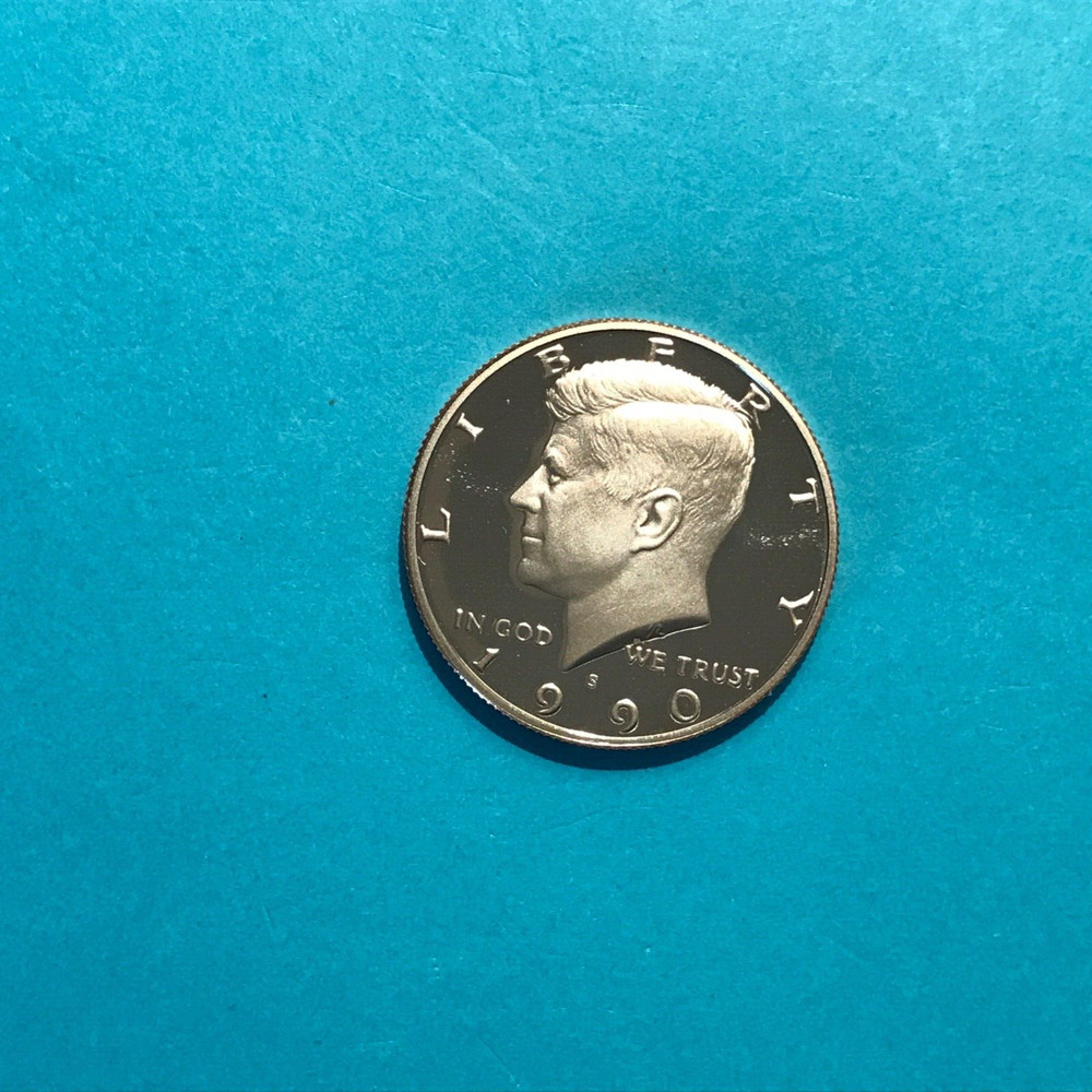 1990 S Kennedy Proof  Clad Half Dollar   FREE SHIP