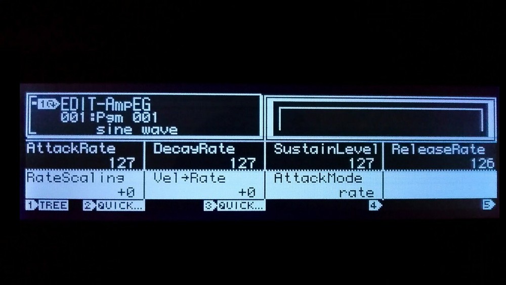 Yamaha A4000 A5000 Custom LUX (Negative) LED Display !