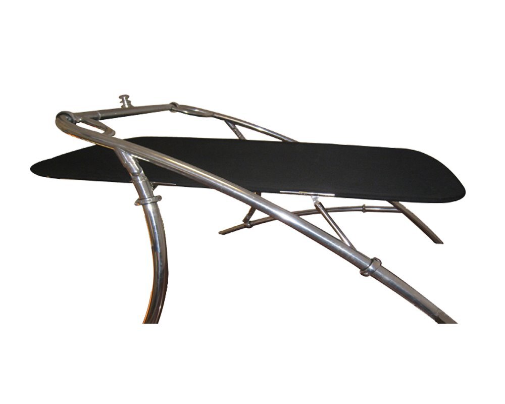 Universal Wakeboard Tower Mounted Flat Cargo Bimini Top Cover - Canvas Frame