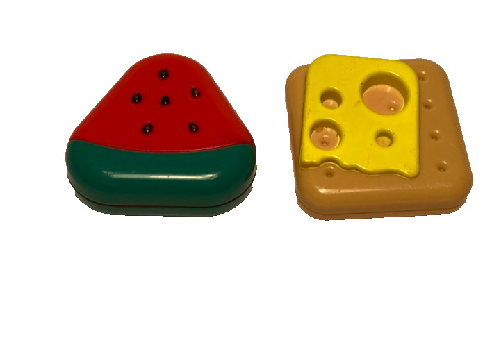 Leapfrog Picnic Basket Replacement Pieces-Cheese & Cracker + Watermelon