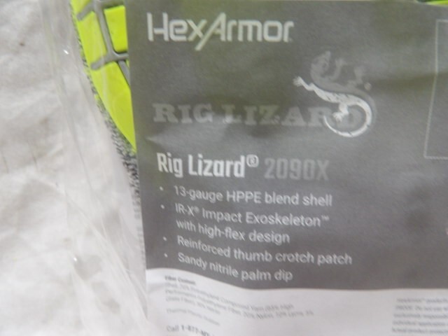 Hex Armor Rig Lizard Gloves 2090X Size 7/S