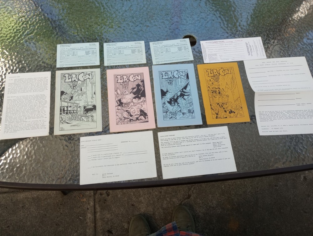 Sci Fi Convention Program Lot. Real Musgrave .Vintage Progress Reports