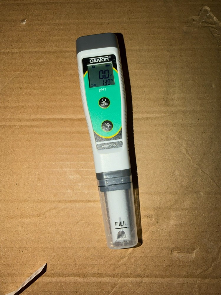 EcoTester pH2+ Digital Waterproof pH Solution Tester Oakton - NEW BATTERIES