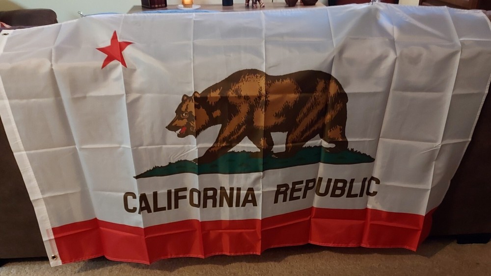 California State Flag 3'x5' With Grommets