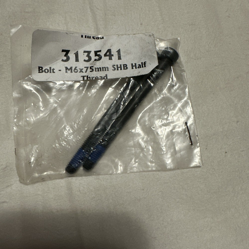 M6x75mm SHB Half Thread Bolt 313541