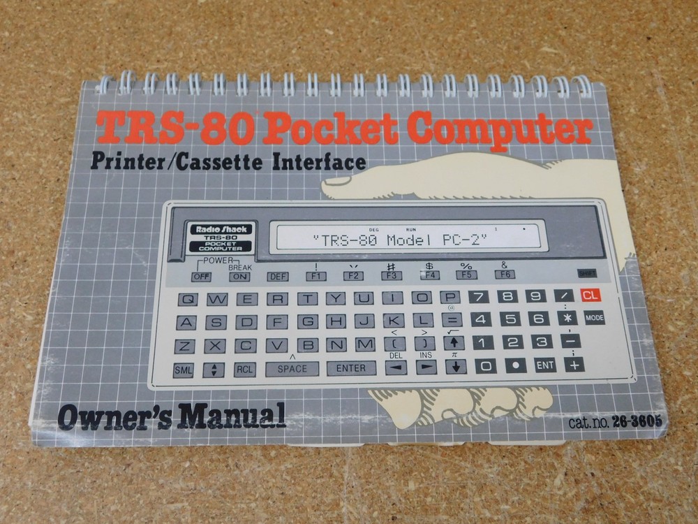TRS-80 Pocket Computer Printer/Cassette Interface Owner's Manual (original)