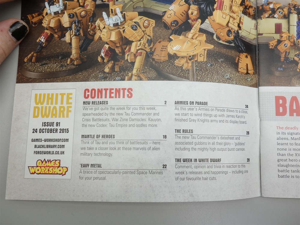 White Dwarf: Issue 91 - 24 October 2015 (Games Workshop)