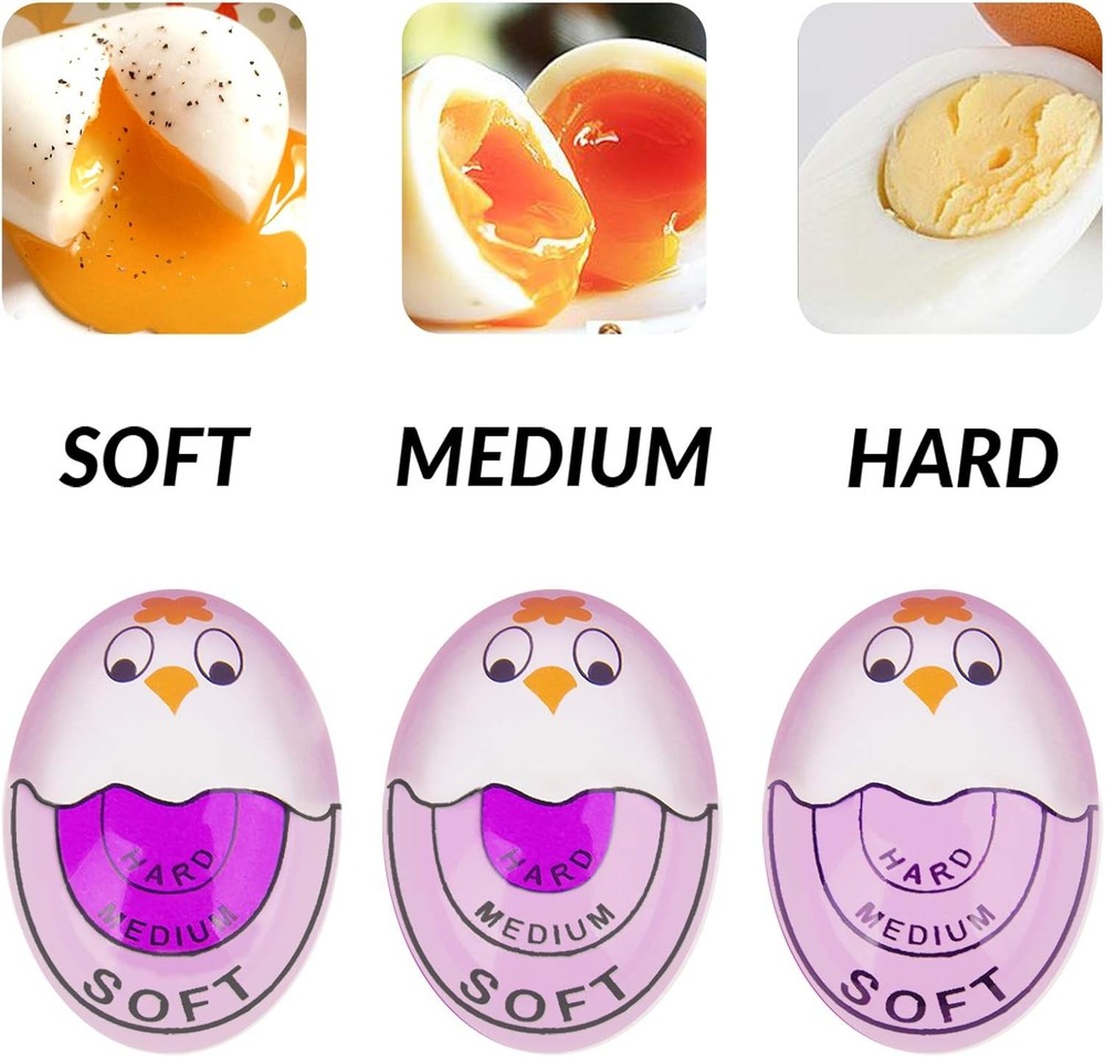 Egg Timer Soft Hard Boiled Egg Boiler Timer That Changes Color When Done