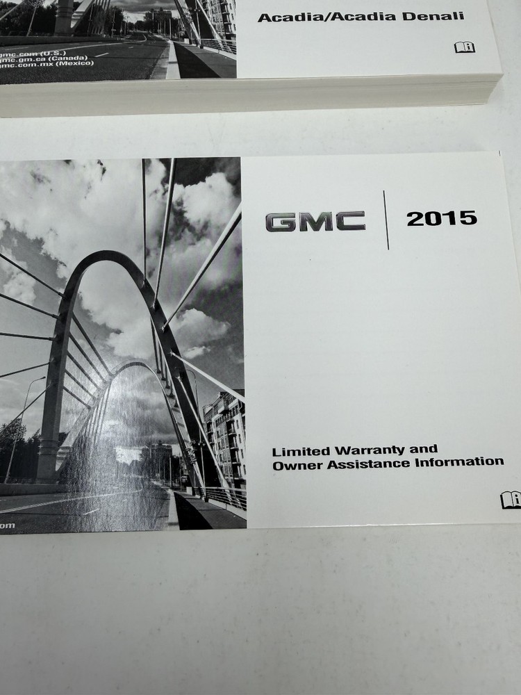 2015 GMC Acadia Owners Manual OEM Set