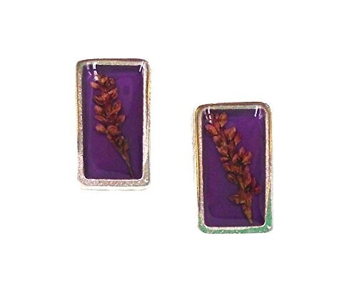 "Snakeweed" Flower STUD  Earrings by Shari Dixon E105 SS